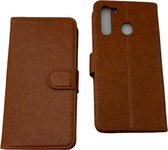 ZKl Telecom Telefoonhoesje - Book Case - Geschikt Voor Samsung Galaxy A31 - Bruin