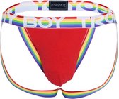 Andrew Christian - Trophy Boy Pride Jock - Maat S - Rood - Jockstrap - Mannen ondergoed