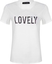 Lofty Manner T-shirt Tee Isabeau Mi54 White Dames Maat - L