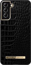 iDeal of Sweden Atelier Case Introductory voor Samsung Galaxy S21+ Neo Noir Croco