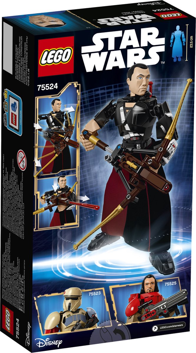 LEGO Star Wars Chirrut Îmwe Bouwfiguur Meerkleurig 75524 — afbeelding 4