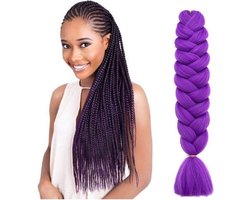 X-Pression Ultra Braid Premium - Vlechthaar Donker Magenta - Paars - Purple -Synthetisch haar