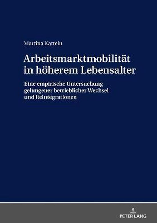 Arbeitsmarktmobilitaet in hoeherem Lebensalter - cover