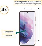 Samsung Galaxy s21 Screenprotector | 4x Protective Tempered Glass Galaxy s21 | 4x Galaxy s21 Gehard Glas | 4x Protective Glass Voor Samsung Galaxy s21