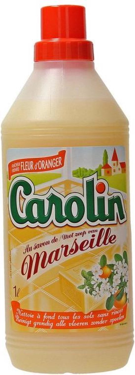 Carolin Vloerreiniger met Marseillezeep - Oranje Bloesem - 1l
