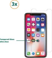 iPhone XS Screenprotector | 3x Screenprotector iPhone XS | 3x iPhone XS Screenprotector | 3x Tempered Glass Voor iPhone XS