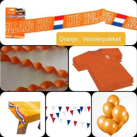 WK Versierpakket Voetbal, Oranje , Themafeest, Versiering, Feest, Nederlands  Elftal,... | bol.com