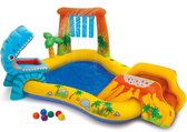 Intex - Zwembad speelparadijs - Buitenbadje met glijbaan en krokodil