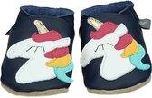 Starchild UNICORN NAY - MeisjesPantoffelsKinderpantoffels - Kleur: Blauw - Maat: 18