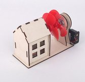 DIY Experiment Toys Simulated Small Wind Power LEGO TECHNIC STYLE /DIY-experimentspeelgoed Gesimuleerde kleine windenergie /Jouets d'expérience de bricolage simulés petite énergie éolienne