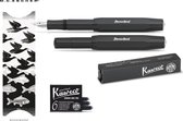 Kaweco Vulpen Sport Skyline BLACK (MEDIUM) met doosje vullingen en  boekenlegger