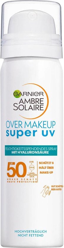 Garnier Super UV Over Make-Up Spray LSF 50 zonnebrandspray 75 ml Gezicht |  bol.com