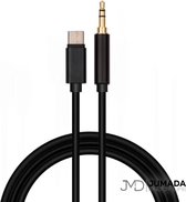 USB-C naar Jack 3.5 mm Kabel - Audio - Plug & Play - 1 meter - Zwart - Digitaal