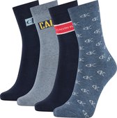 Calvin Klein Sokken - Maat 40-46 - Mannen - Navy/Blauw/Rood/Geel