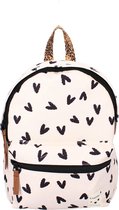 Kidzroom Lucky Me Black Hearts Rugzak - 5,7 L - Off-white
