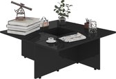 Salontafel - hoogglans zwart - Vierkant - tafel - industrieel - salontafels - modern - L&B luxurys