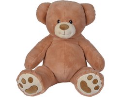 Nicotoy Beer RECYCLED - Speelgoed - 66 cm - Pluche - Bruin- Alle leeftijden - Knuffel