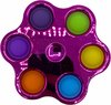 foto van Bloem Simple Dimple - Glinsterend - Paars - Spinner - Pop It - Dimple