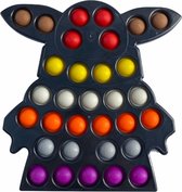 Yoda - Simple Dimple Luxe - Zwart - Pop it - Fidget Toys - Bekend van TikTok