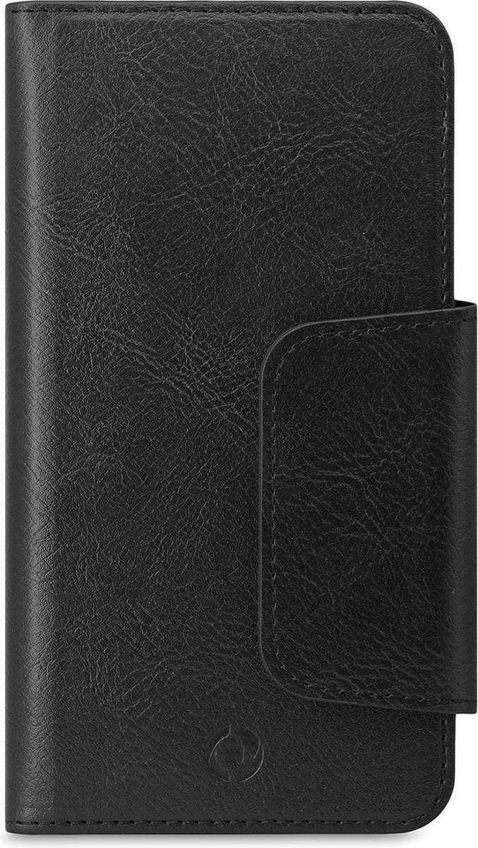 Celly - Duomo telefoonhoesje met magneet - universeel tot 15cm - bookcase - zwart
