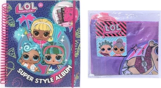 Lol Surprise - L.O.L - Set - Super Style Album - String Bag