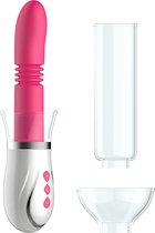 Thruster - 4 in 1 Rechargeable Couples Pump Kit - Pink - Kits - Silicone Vibrators