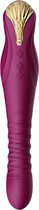 King Vibrating Thruster- Velvet Purple - G-Spot Vibrators - Design Vibrators