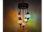 Oosterse Lampen - 5 Bollen - Kroonluchter- Gratis Verzending