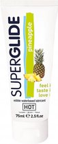 HOT Superglide edible lubricant waterbased - pineapple - 75 ml - Lubricants - Lubricants With Taste