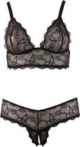 Bra and crotchless G-string - XL