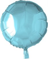Wefiesta Folieballon Rond 45 Cm Lichtblauw