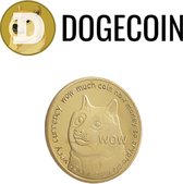 Cryptocurrency Blockchain DOGE Metalen Muntenverzameling