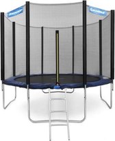 Segenn's Trampoline Met Veiligheidsnet - Trampolines - Tuin - Zwart/Blauw - Ø 366