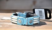 BABY BLUE EAGLE HONDEN HALSBAND 45 X 2.5 CM