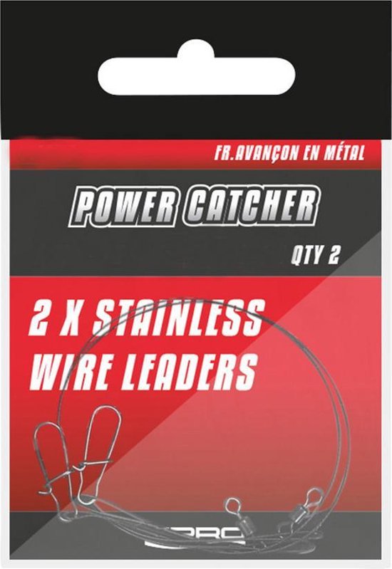 Spro Power Catcher - Stainless Wire Leaders - 12kg - 20cm - 2 Stuks - Onderlijn - Grijs van Spro — afbeelding 2