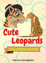 Cute Leopards Coloring Book