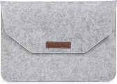 Macbook Air 2020 Hoes / Cover / Sleeve / Tas - 13 inch - Slim Fit - Opbergvakjes - Premium Soft Feeling - Hoogwaardig Vilt - Geschikt voor Macbook Air 2020 - A2179 / A1932 / A1466