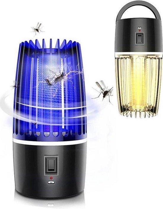 Se comfy gear Luxe oplaadbare muggenlamp - Insectenlamp - Muggenvanger -...  | bol.com