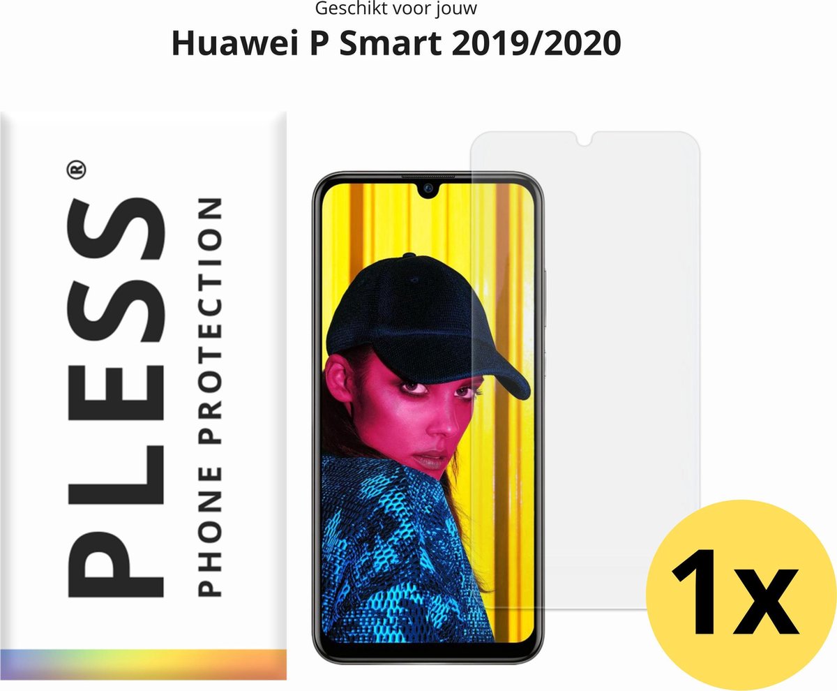 Huawei P Smart 2019 en Huawei P Smart 2020 Screenprotector Glas - 1x - Pless®