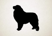 Silhouette hond - Great Pyrenes - Grote Pyreneeën - XS - 25x25cm - Zwart - wanddecoratie