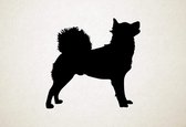 Silhouette hond - Kintamani - L - 75x78cm - Zwart - wanddecoratie