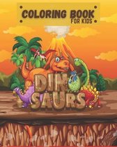 Dinosaurs COLORING BOOK FOR KIDS