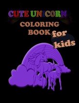 Cute Unicorn Coloring Book for kids