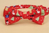 Fun vlinderstrik met grappige Kerstmannem Hulst en Kado's / Kerst (32437)