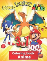 3 in 1 Anime Coloring Book