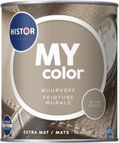 Histor MY Color Muurverf Extra Mat - Reinigbaar - Extra Dekkend - 1L - In The Saddle - Beige