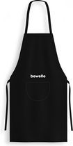 Bewello® - Tablier de cuisine - Tablier Zwart - Unisexe