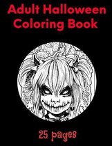 Adult Halloween coloring book