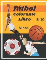 futbol colorante libro: soccer coloring book