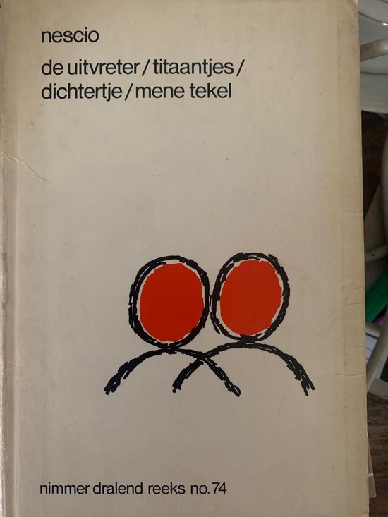 De uitvreter / Titaantjes / Dichtertje / Mene Tekel - cover